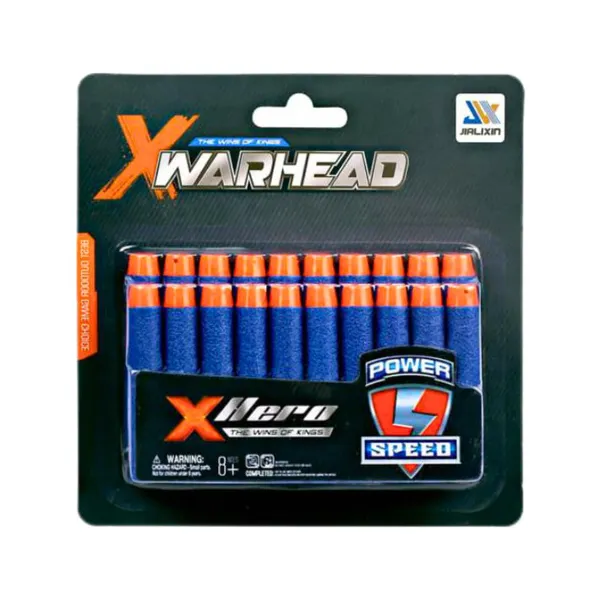 Dardos X20 Proyectiles Compatible Con Nerf - El Duende Azul