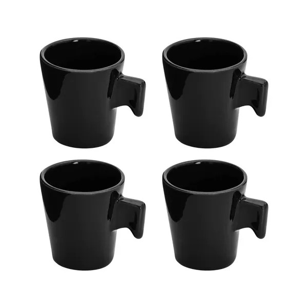 Set X4 Taza Francesa De Cerámica Para Café 85ml