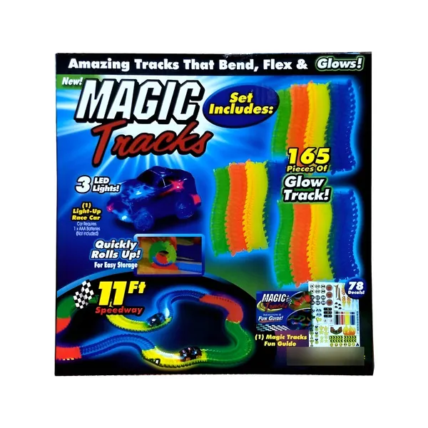 Pista Luminosa Flexible 161 Piezas 1 Auto Luminoso