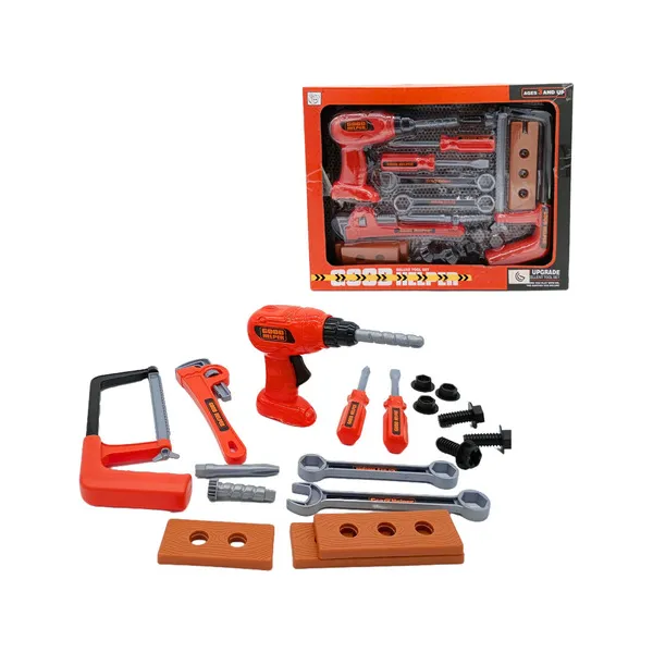 Kit Herramientas De Juguete 18 Piezas Con Caja Infantil