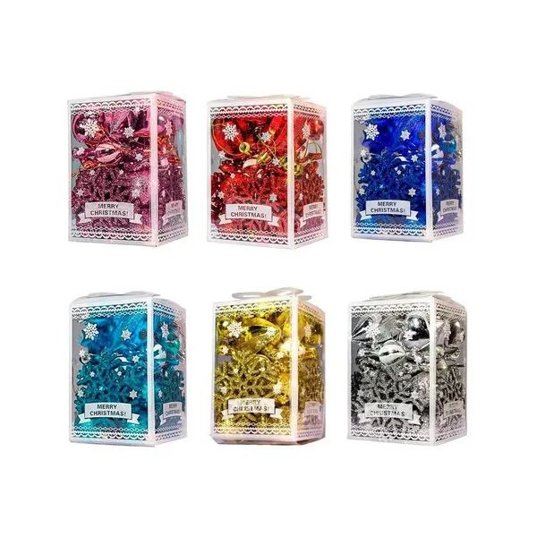Adornos Navideños Set Decoracion 26u Surtido Navidad Bolas