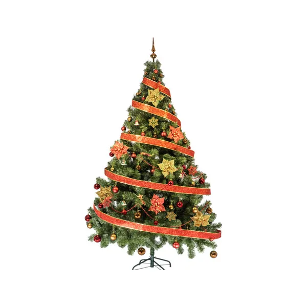 Arbol Navidad Tronador 2,10m + Kit 60 Rojo Oro Black Friday