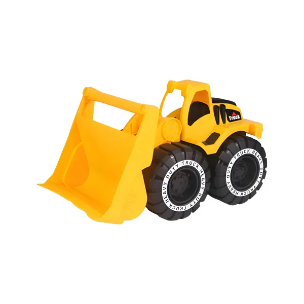 Camion De Construccion Mega Baby Excavadora Friccion Chico Color Amarillo