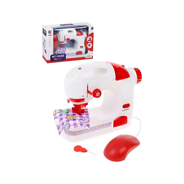 Maquina De Coser Juguete Infantil A Pilas Con Luz Y Sonido Color Blanco