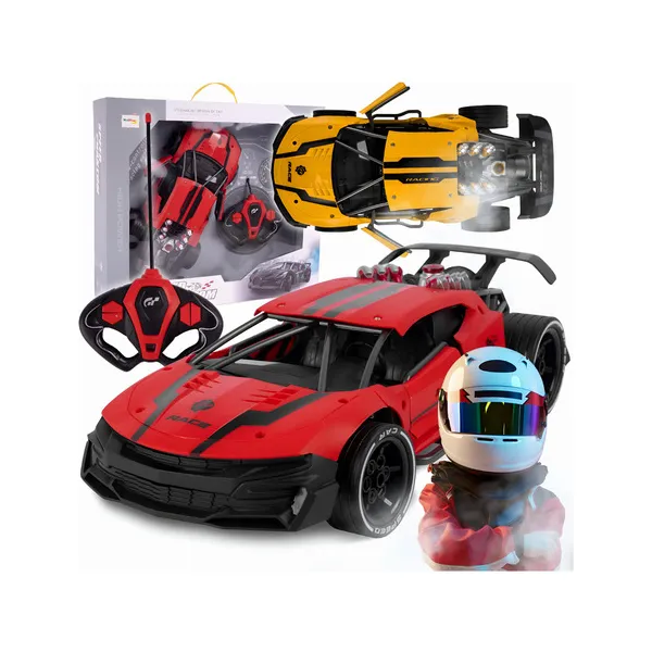 Auto Deportivo A Radio Control Remoto Con Efecto Humo Y Luz