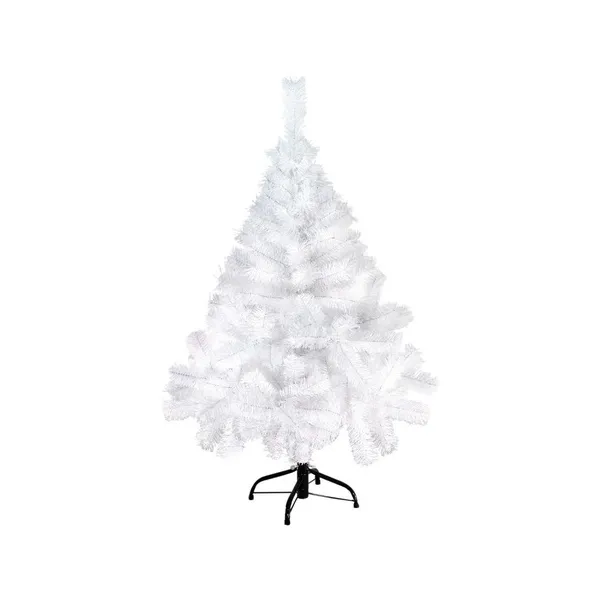 Árbol De Navidad Tradicional Expreso Polar Tronador De Lujo De 1.2m Blanco