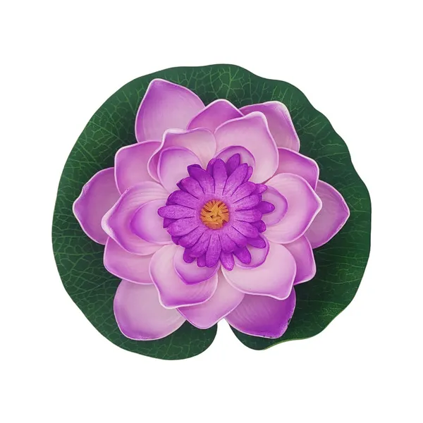Flor De Loto Flotante Flores Artificiales Decoracion X10