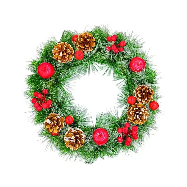 Corona Navideña Decorada Adornos Navidad 38cm 