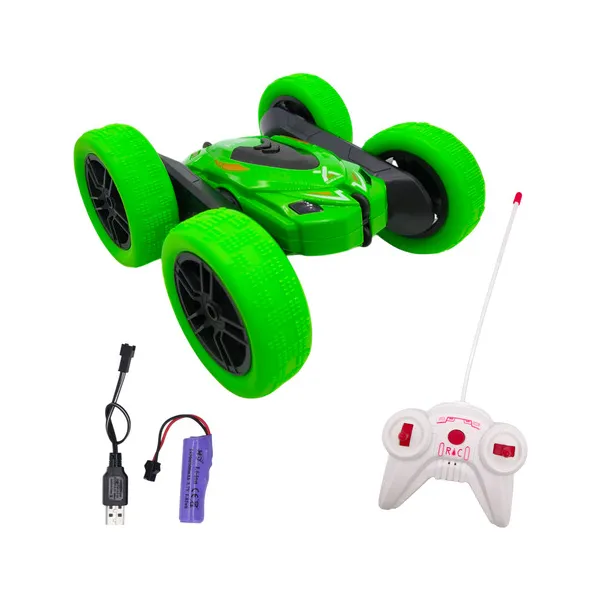 Auto A Radio Control Remoto Luz Giro 360° Acrobático Stunt