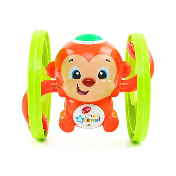 Juguete Bebe Monito De Arrastre Musical Luz Y Movimiento