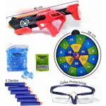 Pistola Hidrogel Arma De Juguete Lanzador 2 En 1 Bala Dardos