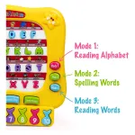 Alfabeto Musical Abecedario Didáctico Con Luz Para Bebe