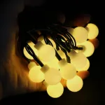 Luces De Navidad X20 Bolitas A Pilas Guirnalda Led 3mts