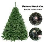 Arbol Navidad 2,10mts Imperial Alta Gama