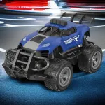 Auto A Radio Control Remoto Stunt Mini Acrobático Con Luz Color Naranja