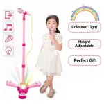 Micrófono Infantil Karaoke Luces Conexión Mp3 Celular