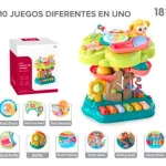 Juguete Didactico Bebe Tobogan Pelotas Laberinto Piano Luz