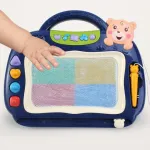 Pizarron Magico Tablero Magnetico De Dibujo Pizarra Niños Color Blanco