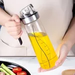Dispenser De Vidrio Para Aceite Vinagre 550ml Automático