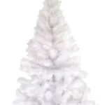 Arbol De Navidad Arbolito Pino Blanco Tronador De Lujo 1.50m Pie Metal Deco