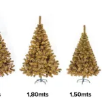 Arbol De Navidad Oregon De Lujo 2,10m Pie Metal Fabesa