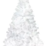 Arbol Navidad Blanco Tronador De Lujo 2.10mts Base Metálica