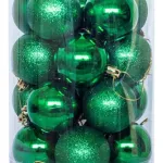 Bolas De Navidad 6cm Adornos Navideños Tubo X40 Esferas
