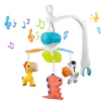 Movil Cunero Cuna Musical Giratorio Cochecito Bebe Animales