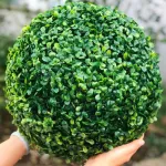 Esfera Planta Artificial Decoracion Cesped 18cm