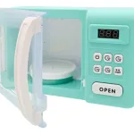 Microondas De Juguete Con Luz Sonido Y Efecto Coccion Horno Color Agua