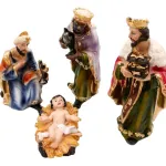 Pesebre Navideño Figuras Sagrada Familia Ceramica Artesanal