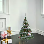 Arbol Navidad Tronador 1,50 + Kit 40 Rojo Plata Black Friday