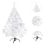 Árbol De Navidad Tradicional Expreso Polar Tronador De Lujo De 1.2m Blanco