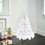 Arbol De Navidad Arbolito Pino Blanco Tronador De Lujo 1.50m Pie Metal Deco
