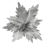 Flor 25cm Azul Arbol De Navidad Adornos Decoración X4u 