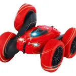 Auto A Radio Control Remoto Luz Giro 360° Acrobático Stunt