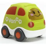 Auto De Juguete Bioplastico Vehículo Camioncito Ecológico Color Amarillo Personaje Bioplastic