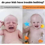 Set Animales De Goma Muñecos Para Jugar En La Bañera Color Naranja