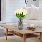 Tulipan Artificial Flores Artificiales Decoracion Ramo X20