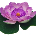Flor De Loto Flotante Flores Artificiales Decoracion X10