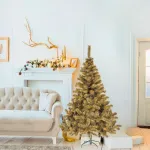 Arbol De Navidad Oregon De Lujo 1,50m Pie Metal Fabesa