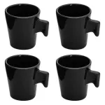 Set X4 Taza Francesa De Cerámica Para Café 85ml
