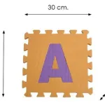 Piso Goma Eva Antigolpes Alfombra Bebe Abc Encastrable X26