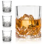 Set X6 Vasos Para Whisky Tragos 218ml Color Transparente