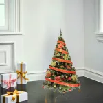 Arbol Navidad Tronador 1,80mts + Kit 60 Rojo Oro Cybermonday