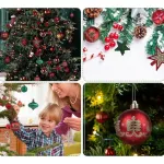 Navidad Adornos X73 Bolas Estrellas Figura Puntal Decoración