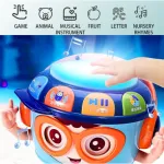Juguete Para Bebé Tambor Musical Con Luz
