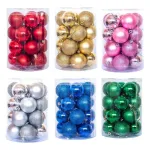 Bolas De Navidad 6cm Adornos Navideños X20 Cybermonday