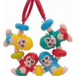 Cunero Barral Cochecito Elástico Juguete Bebe Multicolor
