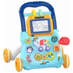 Andador Caminador Con Pizarra Y Sonido Explorer Fan Cm11 Color Celeste